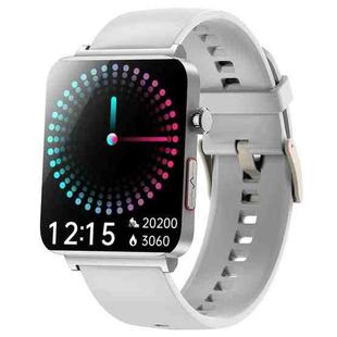 KS03 Pro 1.96 inch Color Screen Smart Watch, Support Bluetooth Call / Health Monitoring(Silver White)