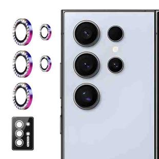 For Samsung Galaxy S25 Ultra 5G ENKAY AR Anti-reflection Individual Diamond Ring Camera Lens Glass Full Film(Colorful)