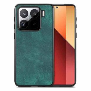 For Xiaomi 15 Vintage Leather PC Back Cover Phone Case(Green)