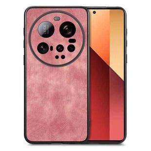 For Xiaomi 15 Ultra Vintage Leather PC Back Cover Phone Case(Pink)