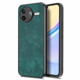 For Redmi K80 / Poco F7 Pro Vintage Leather PC Back Cover Phone Case(Green)