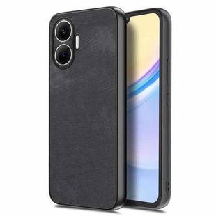 For Redmi Turbo 4 Pro Vintage Leather PC Back Cover Phone Case(Black)