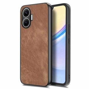 For Redmi Turbo 4 Pro Vintage Leather PC Back Cover Phone Case(Brown)