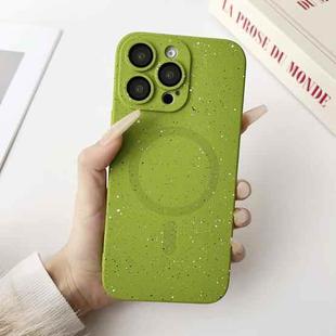 For iPhone 15 Pro Max Starry Sky TPU Shockproof MagSafe Phone Case(Green)