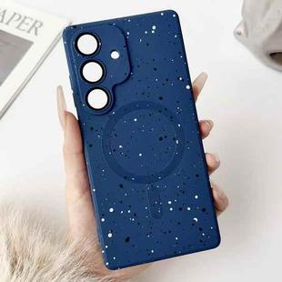 For Samsung Galaxy S24 5G Starry Sky TPU Shockproof MagSafe Phone Case(Dark Blue)