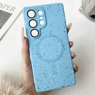 For Samsung Galaxy S24 Ultra 5G Starry Sky TPU Shockproof MagSafe Phone Case(Sierra Blue)