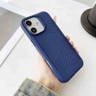 For iPhone 16 Gaer4 Imitation MagSafe Shockproof TPU Phone Case(Blue)