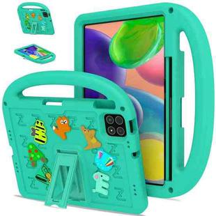 For Xiaomi Pad 7 Cartoon Sparrow EVA Shockproof Tablet Case(Glacier Green)