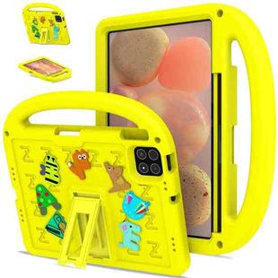 For Xiaomi Pad 7 Cartoon Sparrow EVA Shockproof Tablet Case(Yellow)