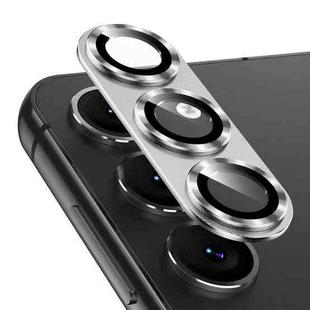 For Samsung Galaxy S25+ 5G ENKAY Hat-Prince 9H Rear Camera Lens Aluminium Alloy Tempered Glass Film(Silver)