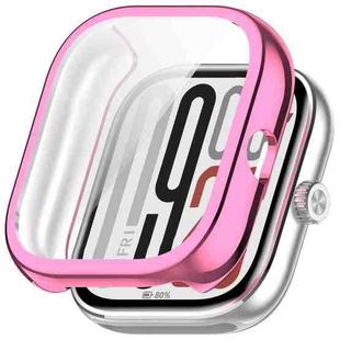 For Redmi Watch 5 eSIM Electroplated Full Coverage TPU Watch Protective Case(Pink)