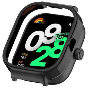 For Redmi Watch 5 eSIM Hollow PC Half Coverage Watch Protective Case(Black)