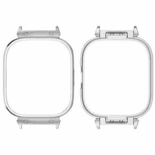 For Redmi Watch 5 eSIM Metal Frame Watch Protective Case(Silver)