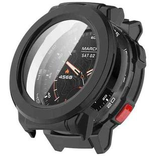 For Mibro Watch GS Pro Tempered Film Integrated PC Watch Protective Case(Black)