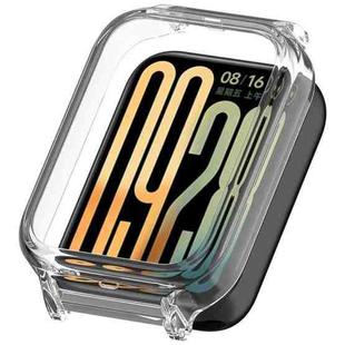 For Xiaomi Smart Band 9 Pro Hollow PC Half Coverage Watch Protective Case(Transparent)