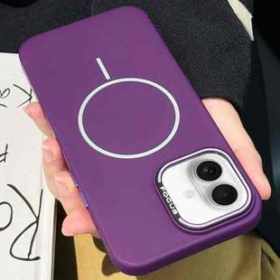 For iPhone 16 Plus Skin-friendly Ultra-thin MagSafe PC Phone Case(Purple)