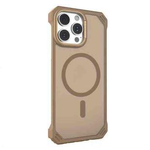 For iPhone 13 Pro Max Starshield Frameless MagSafe PC Phone Case(Desert Gold)