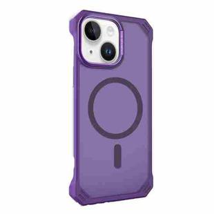 For iPhone 14 Starshield Frameless MagSafe PC Phone Case(Purple)