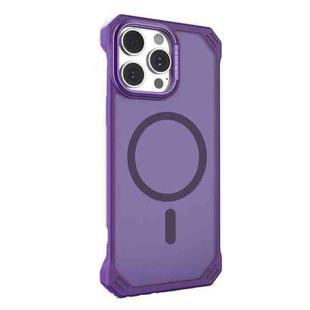 For iPhone 14 Pro Starshield Frameless MagSafe PC Phone Case(Purple)