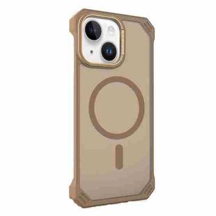 For iPhone 15 Starshield Frameless MagSafe PC Phone Case(Desert Gold)