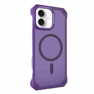 For iPhone 16 Plus Starshield Frameless MagSafe PC Phone Case(Purple)