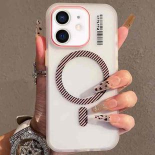 For iPhone 11 Crystal Skin Feel MagSafe TPU Phone Case(Pink)
