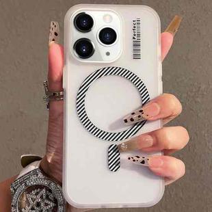 For iPhone 11 Pro Crystal Skin Feel MagSafe TPU Phone Case(White)
