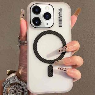 For iPhone 11 Pro Max Crystal Skin Feel MagSafe TPU Phone Case(Black)