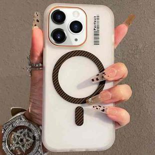For iPhone 11 Pro Max Crystal Skin Feel MagSafe TPU Phone Case(Desert gold)
