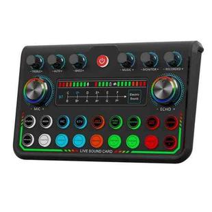 P99 Live Streaming Sound Card with DJ Mixer Voice Converter Audio Mixer