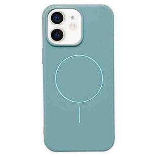 For iPhone 12 Glossy MagSafe Shockproof TPU Phone Case(Blue)