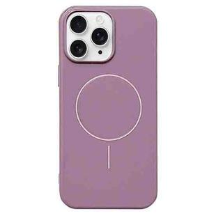 For iPhone 11 Pro Max Glossy MagSafe Shockproof TPU Phone Case(Purple)