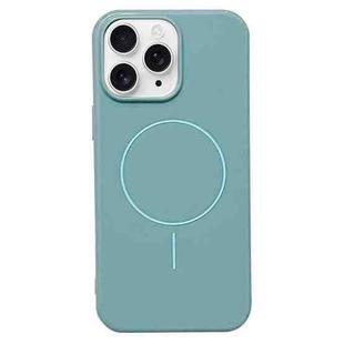 For iPhone 11 Pro Max Glossy TPU Shockproof MagSafe Phone Case(Blue)