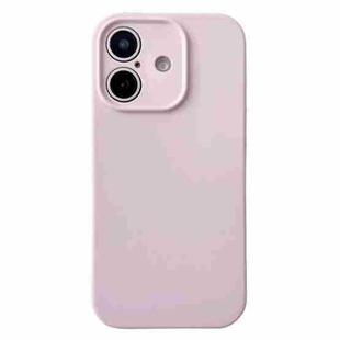For iPhone 16 PU Hybrid TPU MagSafe IC Chip Phone Case(Pink)