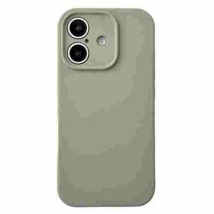 For iPhone 16 PU Hybrid TPU MagSafe IC Chip Phone Case(Grey)