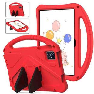 For onn. 10.1 Tablet Gen 4 2024 EVA Shockproof Tablet Case with Holder(Red)