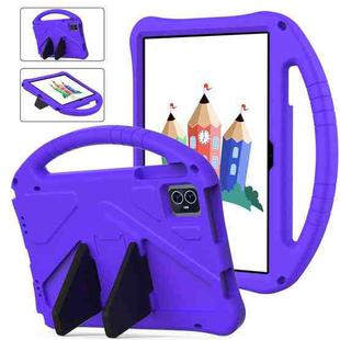 For onn. 10.1 Tablet Gen 4 2024 EVA Shockproof Tablet Case with Holder(Purple)