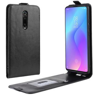 Crazy Horse Vertical Flip Leather Protective Case for Xiaomi Redmi K20 / K20 Pro / Mi 9T / Mi 9T Pro(Black)