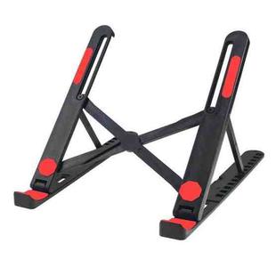 A9 Adjustable Height Portable Laptop Foldable Desktop Holder(Red)