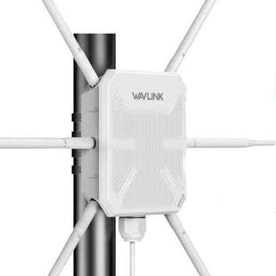 WAVLINK WN588HX3 AX3000 Outdoor WiFi Extender with 6 Antennas Dual Band WiFi Repeater, Plug:EU Plug