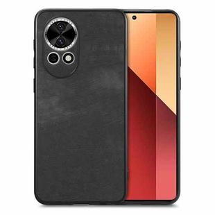 For Huawei nova 13 Vintage Leather PC Back Cover Phone Case(Black)