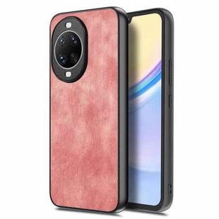 For Huawei nova 14 Ultra Vintage Leather PC Back Cover Phone Case(Pink)