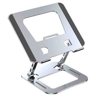 J30 Portable Desktop Adjustable Foldable Alloy Steel Laptop Cooling Stand(Silver)