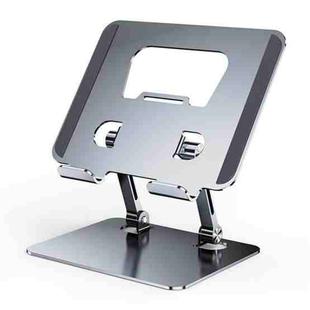 J18S 360 Degree Rotation Desktop Phone Tablet Alloy Steel Holder(Silver)