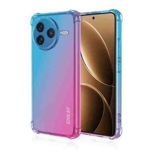 For Redmi K80 Pro ENKAY Hat-Prince Gradient Airbag TPU Phone Case(Blue Pink)