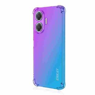 For Xiaomi Poco F7 / Redmi Turbo 4 Pro ENKAY Hat-Prince Gradient Airbag TPU Phone Case(Purple Blue)