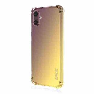 For Samsung Galaxy M06 / F06 ENKAY Hat-Prince Gradient Airbag TPU Phone Case(Purple Gold)
