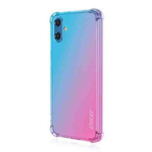 For Samsung Galaxy M06 / F06 ENKAY Hat-Prince Gradient Airbag TPU Phone Case(Blue Pink)