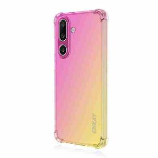 For Samsung Galaxy M56 ENKAY Hat-Prince Gradient Airbag TPU Phone Case(Pink Gold)