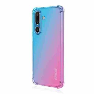 For Samsung Galaxy M56 ENKAY Hat-Prince Gradient Airbag TPU Phone Case(Blue Pink)
